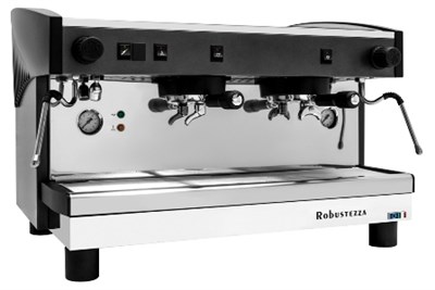 КОФЕМАШИНА ПОЛУАВТОМАТ ROBUSTEZZA ST2M/ ЧЕРНАЯ+ВЫСОКАЯ ГРУППА 1Ф 83434 - фото 5503107