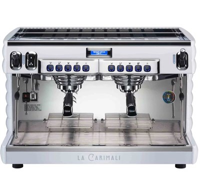 Кофемашина-автомат CARIMALI Bubble E2 2 высокие группы, экономайзер, белая (BU-E2-H-02-W) 84643 - фото 5505036