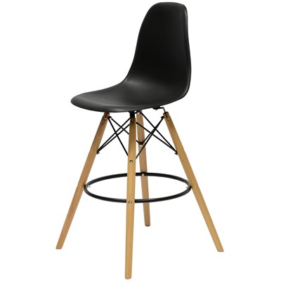 Барный стул Barneo N-11 LongMold Eames style черный (94891) 84877 - фото 5505385