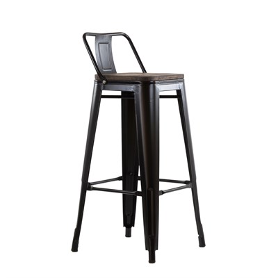 Барный стул Barneo N-238 Tolix style Wood (N238Ral) 84881 - фото 5505391