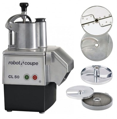 ОВОЩЕРЕЗКА ROBOT COUPE CL50 1Ф. С НАБОРОМ ИЗ 5 ДИСКОВ 1960W 85278 - фото 5506030
