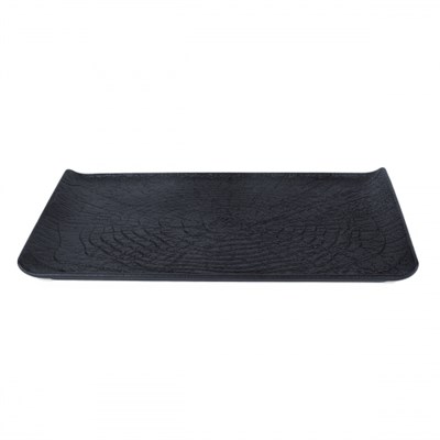 Блюдо прямоугольное 29,5*14,8 см Black Raw Wood [81229870] 85737 - фото 5506754