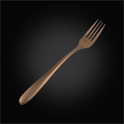Вилка столовая 21,5 см матовая медь PVD Alessi-Copper [81280006] 86110 - фото 5507335