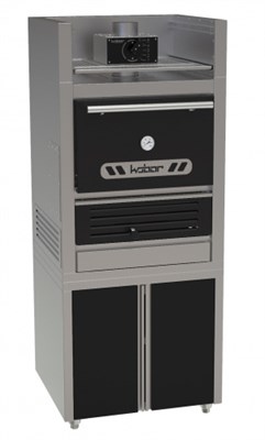 Печь Хоспер + подставка + полка для подогрева КОБОР FIRE-25-L BC 88792 - фото 5511711