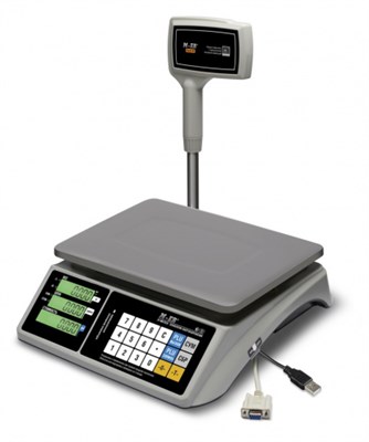ВЕСЫ торговые Mertech 328 ACPX-32.5 TOUCH-M LCD RS232 и USB 88902 - фото 5511885