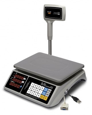 ВЕСЫ торговые Mertech 328 ACPX-32.5 TOUCH-M LED RS232 и USB 88905 - фото 5511889