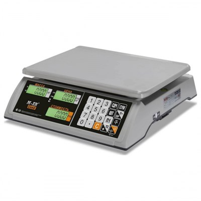 ВЕСЫ торговые Mertech 327 AC-15.2 Ceed LCD Белые 88941 - фото 5511939