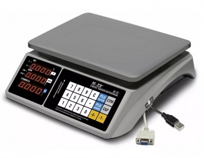 ВЕСЫ торговые Mertech 328 C-15.2 TOUCH-M LED с RS-232 и USB без АКБ 88965 - фото 5511974