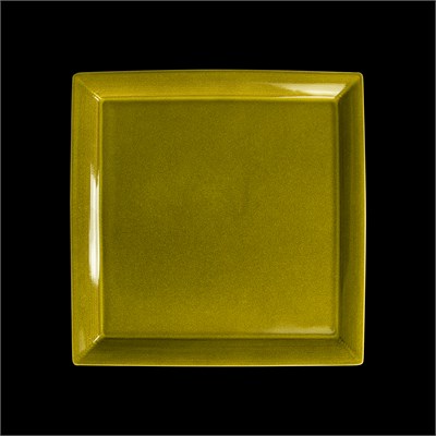 ТАРЕЛКА квадратная с бортами 12'' 310мм, желтый Corone Cocorita" [XSY2264]" 89291 - фото 5512523