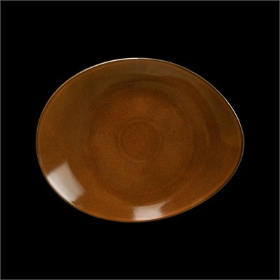 ТАРЕЛКА фигурная 14'' 360мм, оранжевый Corone Cocorita" [XSY2254]" 89359 - фото 5512643