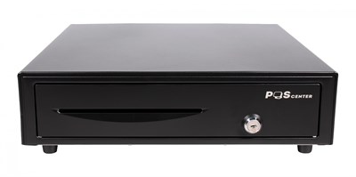 Денежный ящик POScenter 16E 410x420x100 распайка для Epson/АТОЛ, без датчика открытой крышки", черный" 89613 - фото 5513044