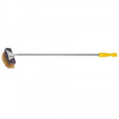 Щетка для печи 15х5,5см h135см со скребком, медная 257/2LC 89706 - фото 5513198