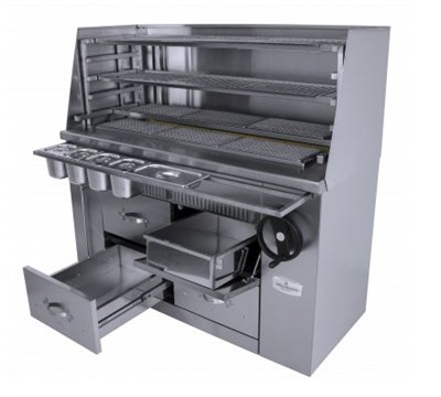 Гриль-мангал многофункциональный угольный УММ/2 (ROBATA L=1500) (11330) 91085 - фото 5515444