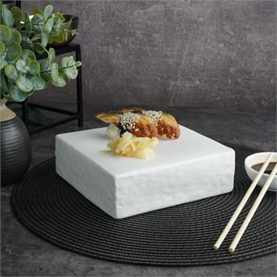 Блюдо квадратное 16*16*5,4 см White Matt Panasia P.L. Proff Cuisine [81221826] 91543 - фото 5516184