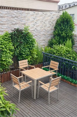 Комплект мебели (4+1) 80 (алюминиевый каркас) 91768 - фото 5516551