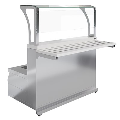 Мармит первых блюд 2-конфорочный индукционный Luxstahl МПИ (С)-1200 Premium (столешница из искусственного камня) 92898 - фото 5518373