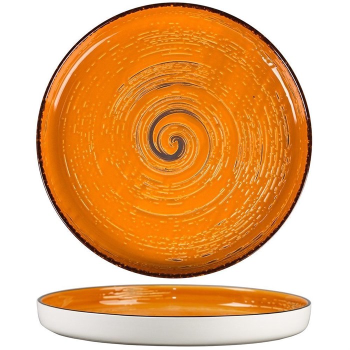 Тарелка с бортом Texture Yellow Circular 28 см, h 3,1 см, P.L. Proff Cuisine 11714 - фото 5539