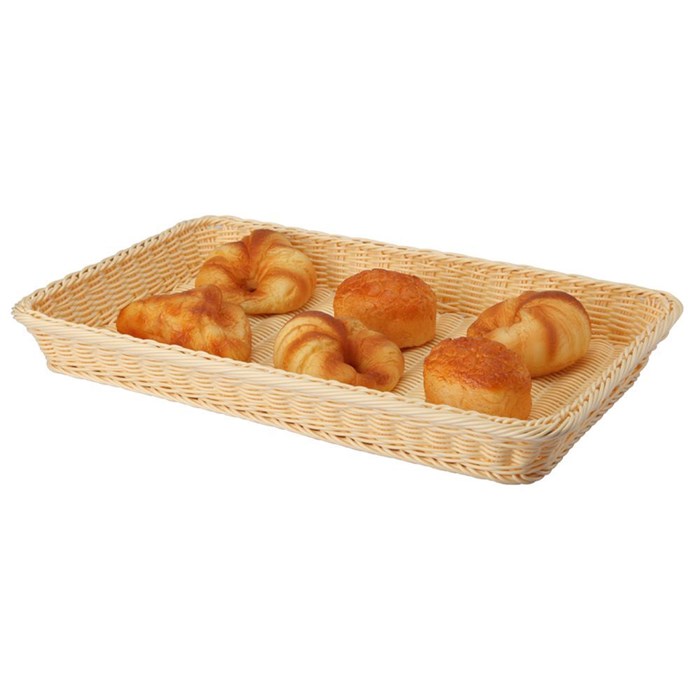Подставка плетеная для выпечки 53*32,5*6,5 см бежевая, ротанг, P.L. Proff Cuisine 11807 - фото 5611