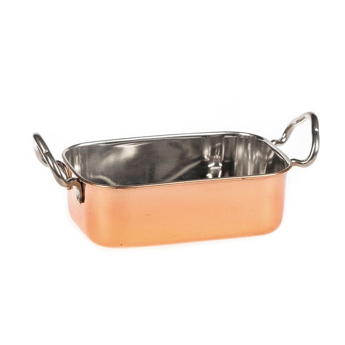 Сковородка для подачи 12*8*4 см, нержавейка с медным напылением, P.L. Proff Cuisine 11912 - фото 5705