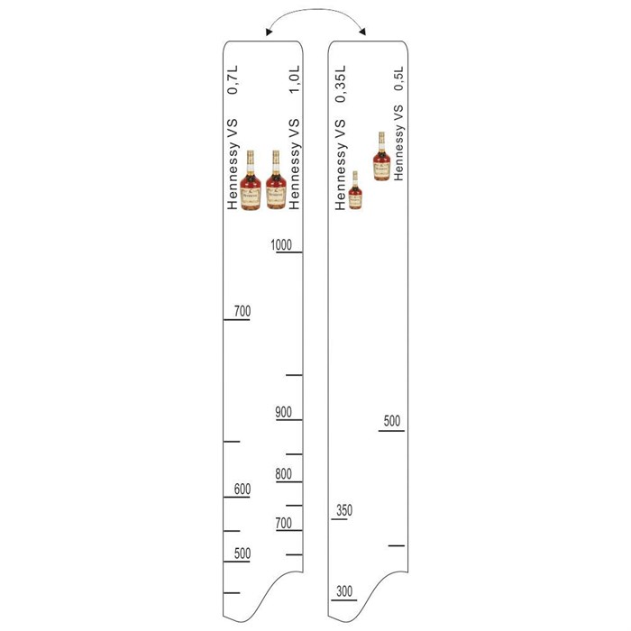 Барная линейка Hennessy VS (350мл/500мл/700мл/1л), P.L. Proff Cuisine 12037 - фото 5828
