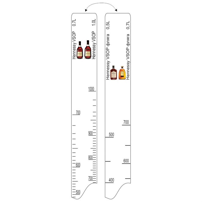 Барная линейка Hennessy VSOP (700мл/1л) / Hennessy VSOP фляга (500мл/700мл), P.L. Proff Cuisine 12038 - фото 5829