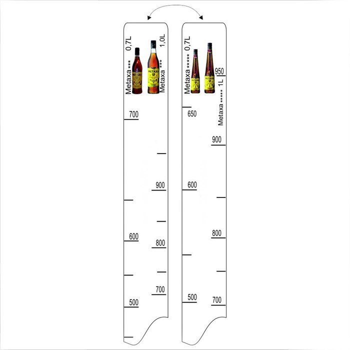 Барная линейка Metaxa 3/5 (700мл/1л), P.L. Proff Cuisine 12052 - фото 5843
