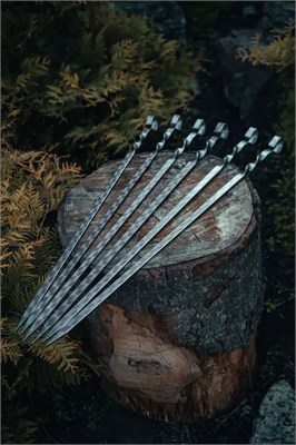 Шампур 3*6*450 мм S-03