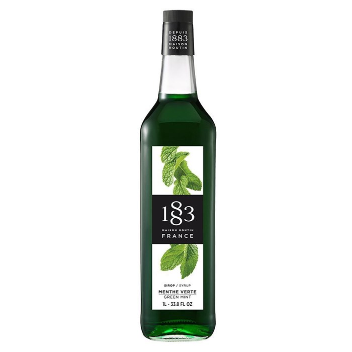 Сироп 1883 Maison Routin Зеленая мята (Green Mint), 1 л, стекло 747 - фото 63