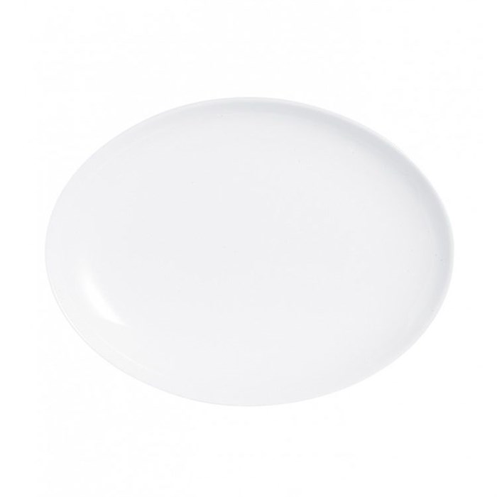 Блюдо овальное Luminarc 33*25 см, стеклокерамика, белый цвет, ARC, Франция (/6/24) 13422 - фото 6525