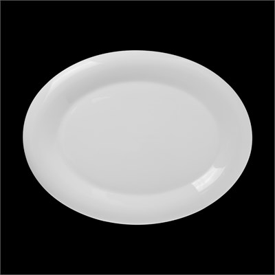 БЛЮДО овальное с полями 14''х11,25'' 350х280мм Sam&Squito Classic" [JX73-А001-03]" фк823