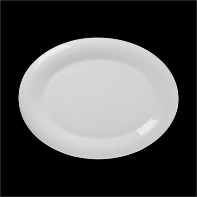 БЛЮДО овальное с полями 12''х9,75'' 300х250мм Sam&Squito Classic" [JX73-А001-01]" фк821