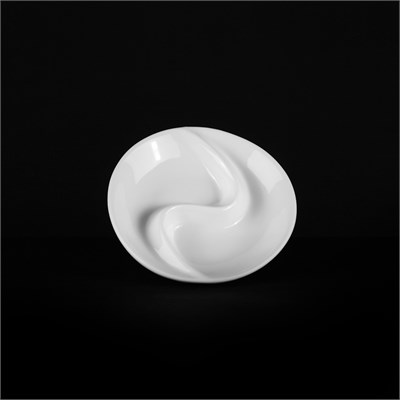 БЛЮДЦЕ для соуса двойное 4 100мм "Chan Wave Classic" [ivory LQ-Q695]" фк0274