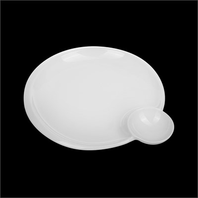 ТАРЕЛКА для завтрака 9'' 225мм Chan Wave Classic" [ivory LQ-QD0528A]" фк0242