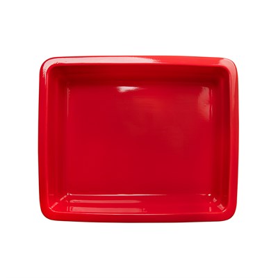 Гастроемкость керамическая «Corone» GN 1/2 326х265х60 мм красная [LQ-QK15029-186C] фк160