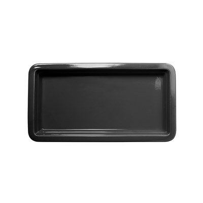 Гастроемкость керамическая 322х168х30 мм «Corone Cottura» черная [LQ-QK15077-K] фк094