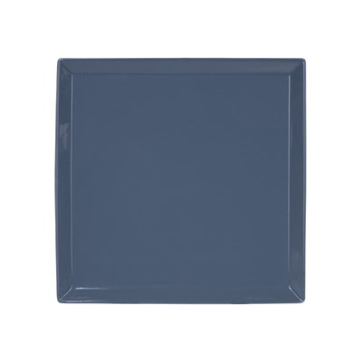 Тарелка квадратная «Corone» 240 мм синяя [LQ-SK0059-P014] фк662/4