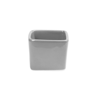 Емкость для соуса квадратная «Corone» 60 мл серая [LQ-SK0023-A6856] фк023/3