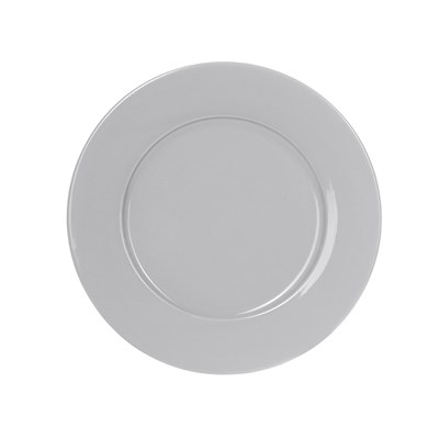Тарелка мелкая «Corone» 230 мм серая [LQ-SK0046-431C] фк052/3