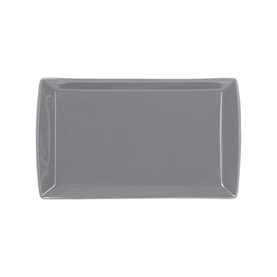Блюдо прямоугольное «Corone»  352х230 мм серое [LQ-SK0033-431C] фк983/3