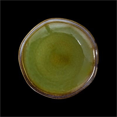 ТАРЕЛКА мелкая 10 255мм, синий+зеленый "Corone Verde" [HL496950]" фк0706