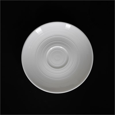 Блюдце «Corone Caffetteria» белый [LQ-QK15172] фк9004