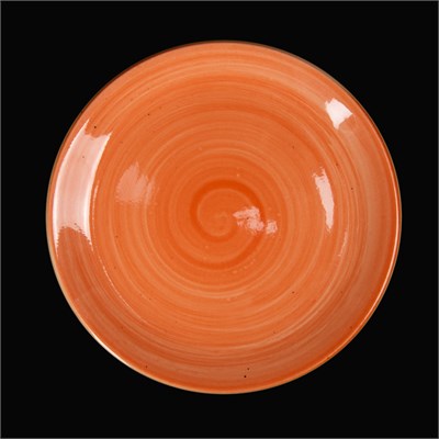 Тарелка мелкая 255 мм коралловая «Corone Natura» [HL908140D] фк0926