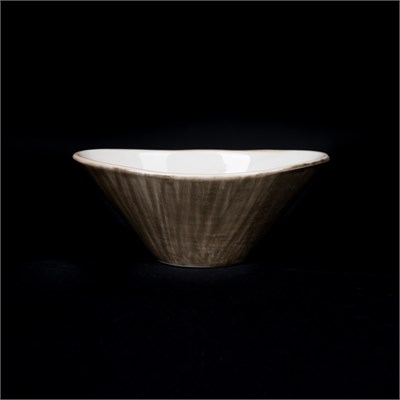 Емкость для соуса 85 мл серо-коричневая «Corone Natura» [HL497070B] фк0956