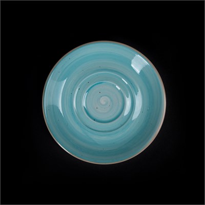 Блюдце 114 мм голубое «Corone Natura» [HL902100C] фк0970