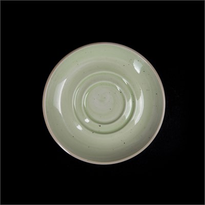 Блюдце 114 мм зеленое «Corone Natura» [HL902100E] фк0972