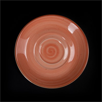 Блюдце 150 мм коралловое «Corone Natura» [HL900900D] фк0983