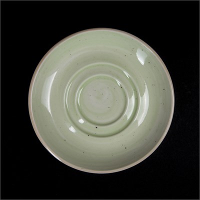 Блюдце 150 мм зеленое «Corone Natura»  [HL900900E] фк0984