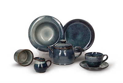 Сервиз Синий градиент" 27 предметов" фкс004