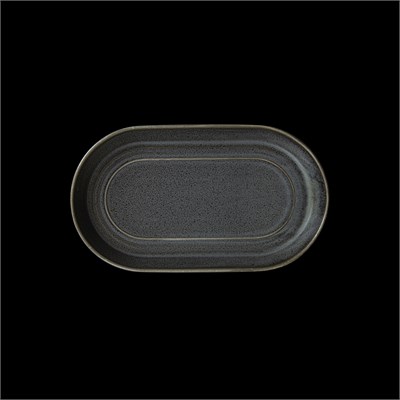 Блюдо овальное 9,5 240х135 мм, серый «Corone Urbano» " фк1553