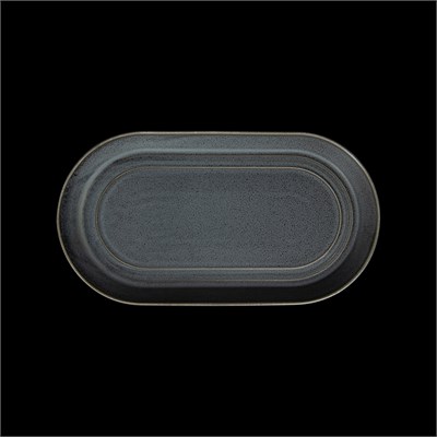 Блюдо овальное 11 310х165 мм, серый «Corone Urbano» " фк1552